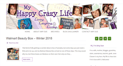 Desktop Screenshot of myhappycrazylife.com